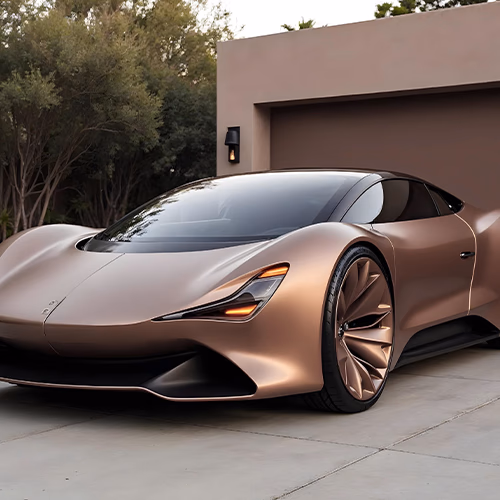 Luxury car detail